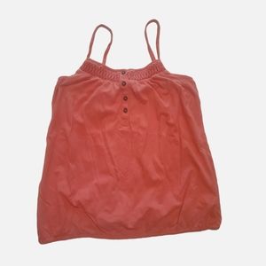 Women's Cami spaghetti strap tank top.  Peach coral size medium Old Navy